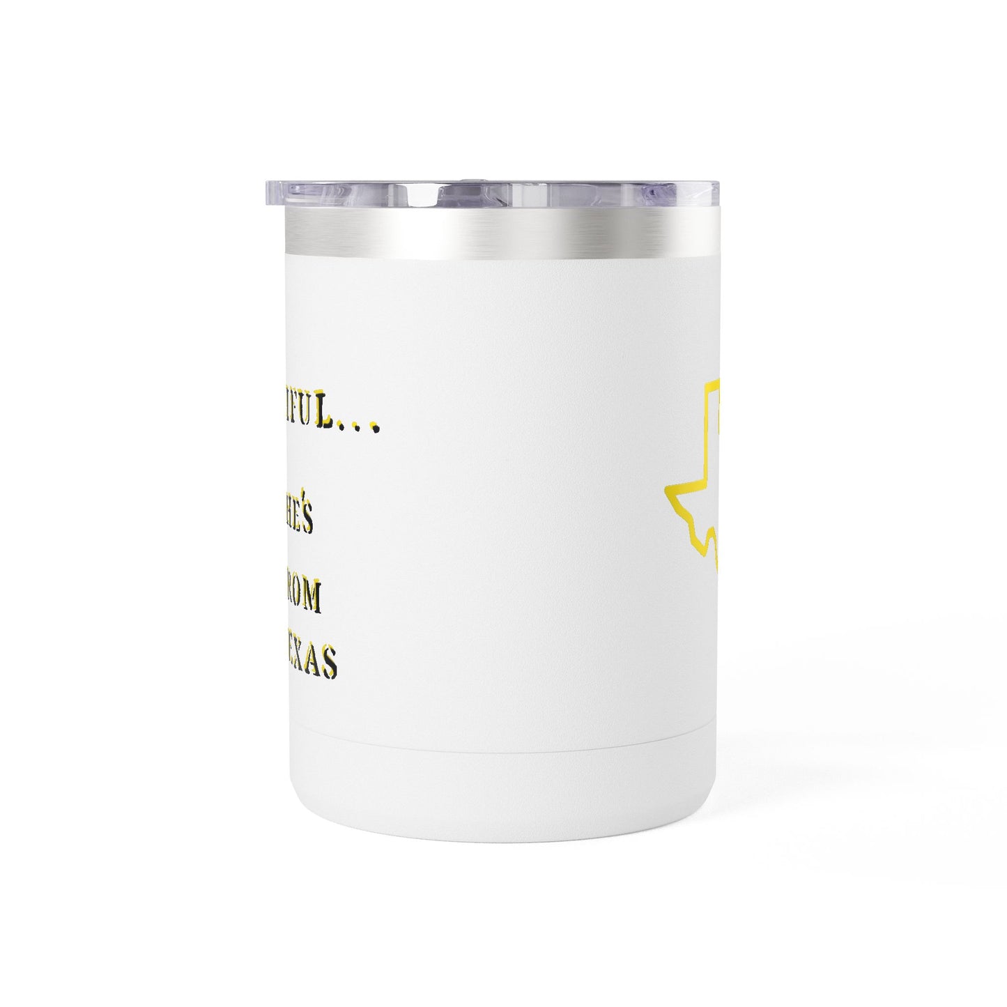 Texas Yellow Rose Coffee Mug Tumbler
