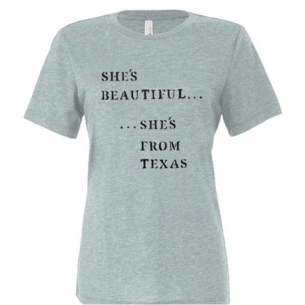 Dusty Blue Triblend - FRONT